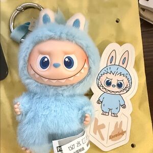 New. Authentic. Pin For Love Labubu “K” Vinyl Plush Pendant, Opened